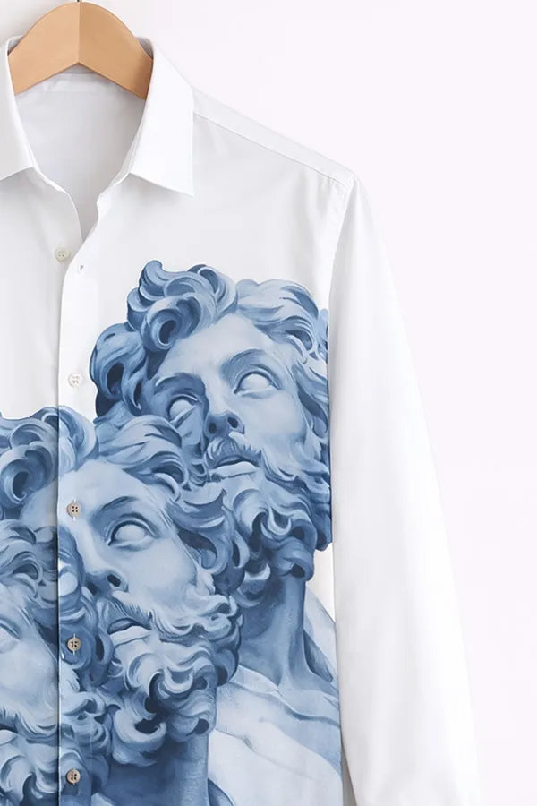 Buy HarbourStreets White Classical Statue Art Premium Shirt Online In Siliguri-Kolkatta