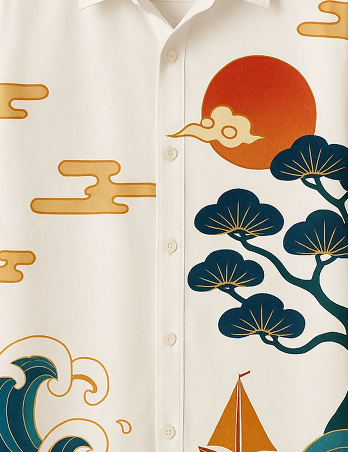 Buy HarbourStreets Goan Sea View Printed Premium Half Sleeve Shirt Online in Panjim