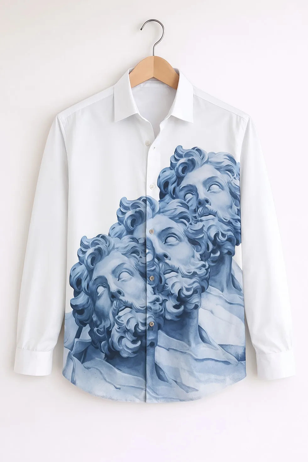 Buy HarbourStreets White Classical Statue Art Premium Shirt Online In Siliguri-Kolkatta