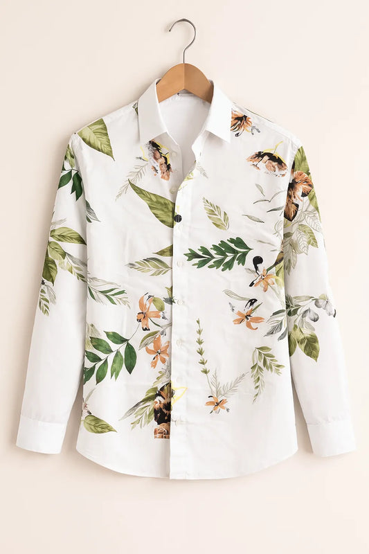 Buy HarbourStreets Luxury Botanical Garden Print Shirt Online In Agra