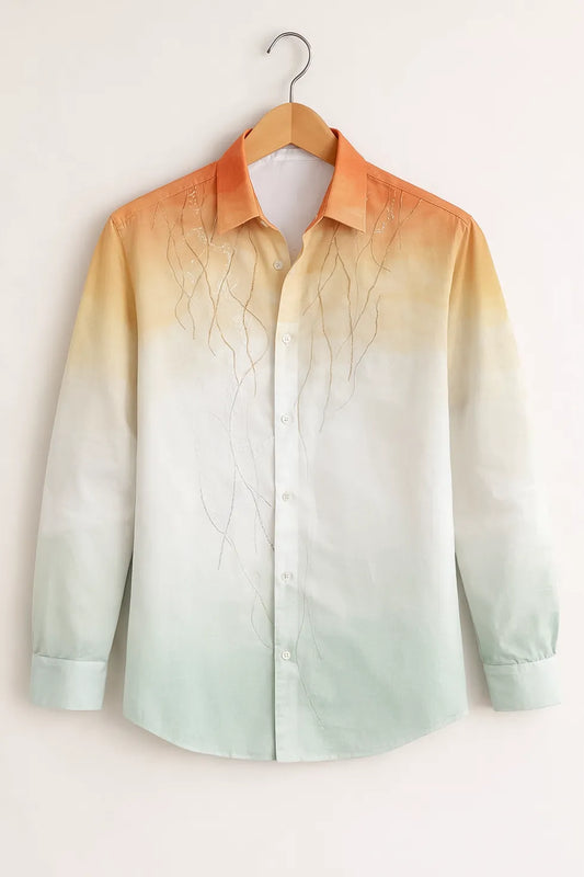 Buy HarbourStreets Ombre Gradient Premium Full Sleeve Shirt Online In Assam