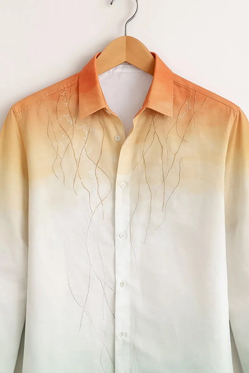 Buy HarbourStreets Ombre Gradient Premium Full Sleeve Shirt Online In Assam