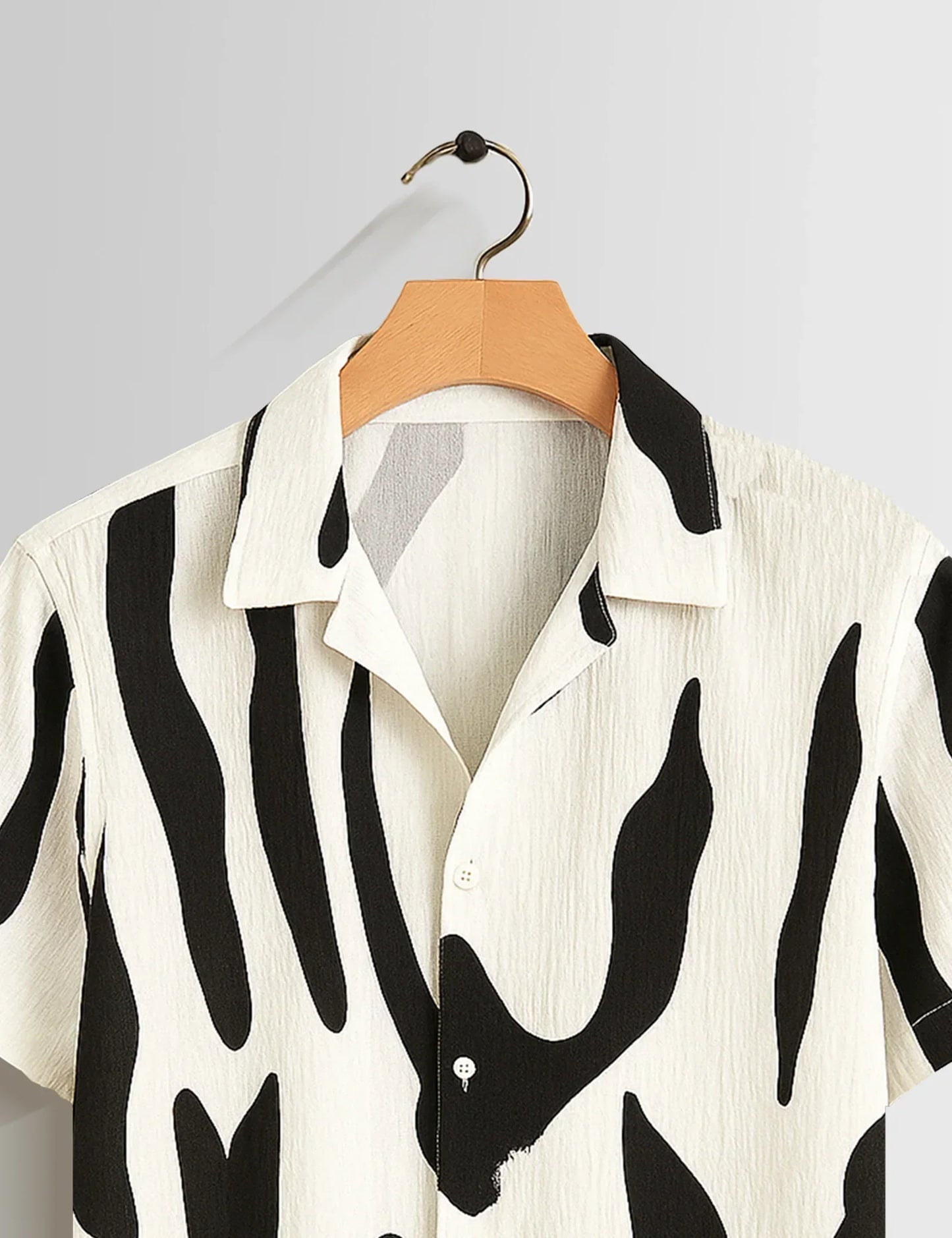 Shop HarbourStreets Black Scratch Printed South Indian Style Shirt Online