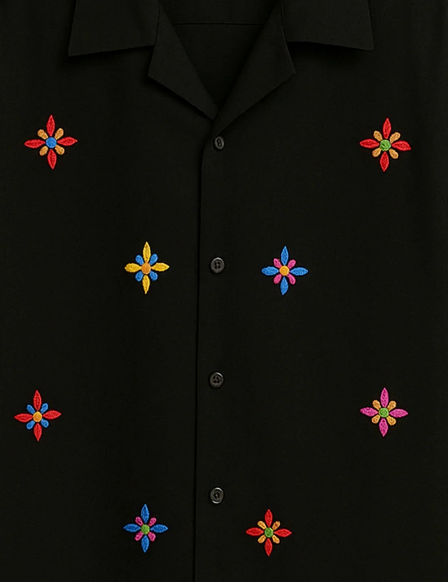 Buy HarbourStreets Royal Black Stars Printed Premium Shirt Online In Hyderabad