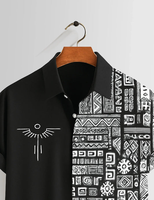 Buy HarbourStreets Black Aureon Printed Premium Shirt Online In Hyderabad
