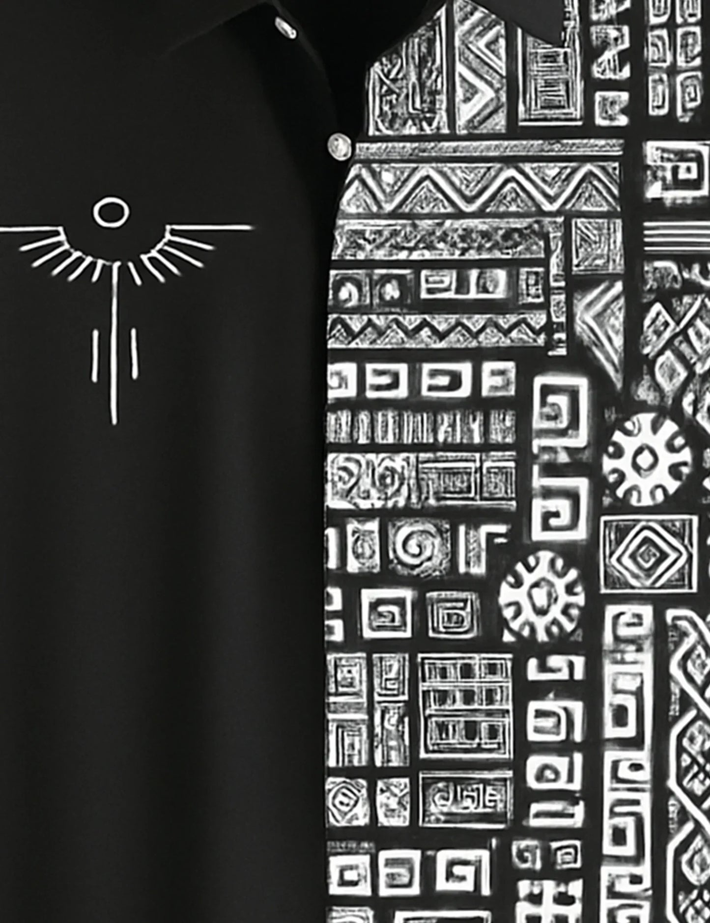 Buy HarbourStreets Black Aureon Printed Premium Shirt Online In Hyderabad