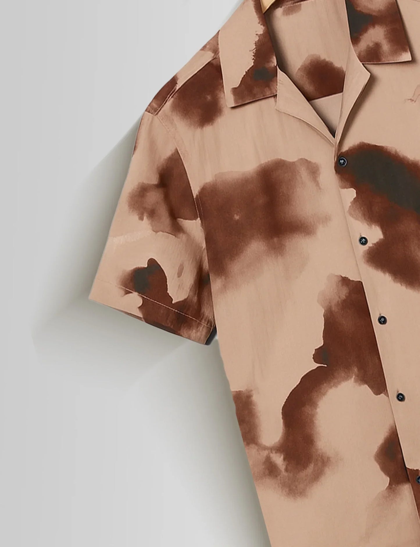 Buy HarbourStreets Brown Patch Printed Chennai Trend Shirt Online