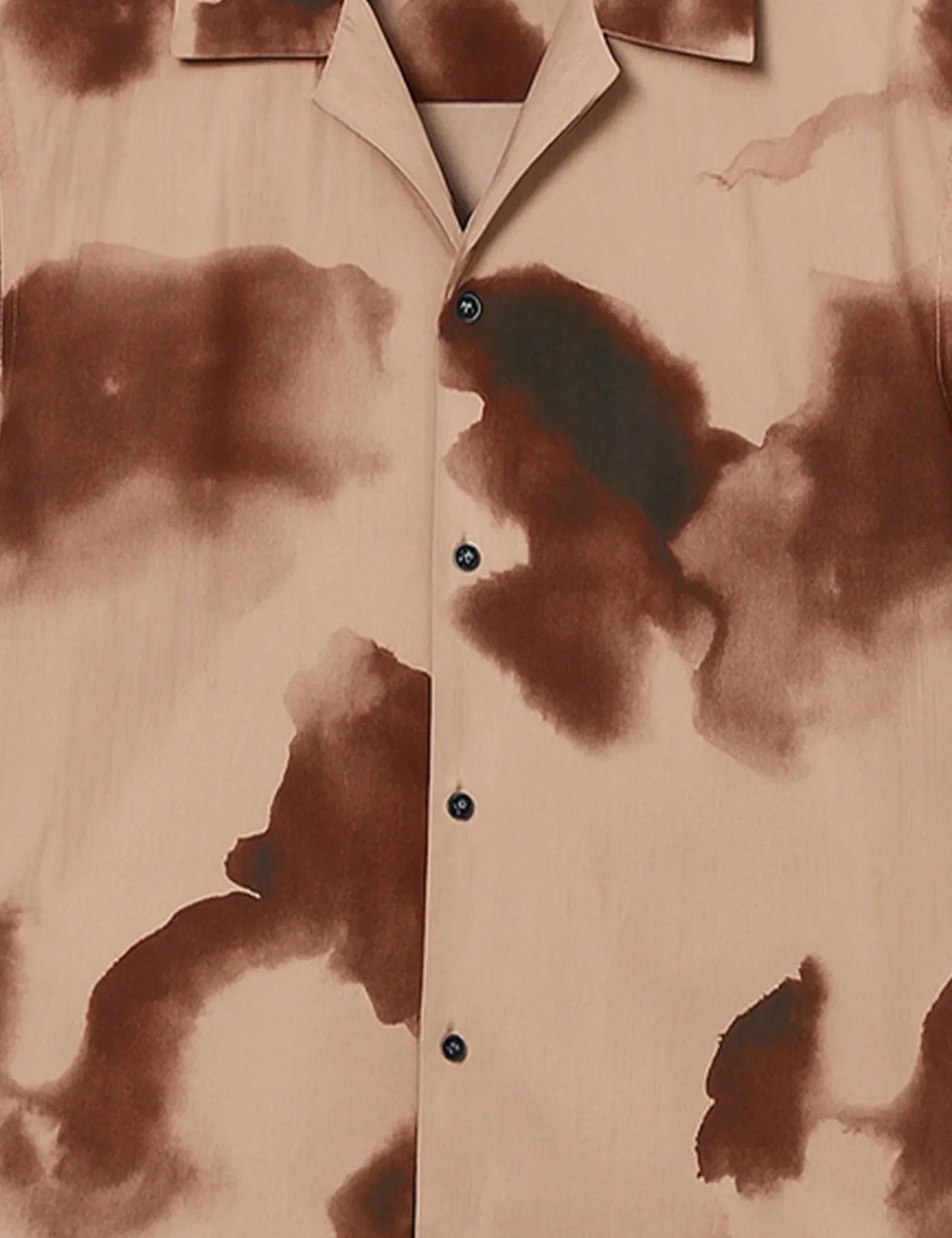 Buy HarbourStreets Brown Patch Printed Chennai Trend Shirt Online