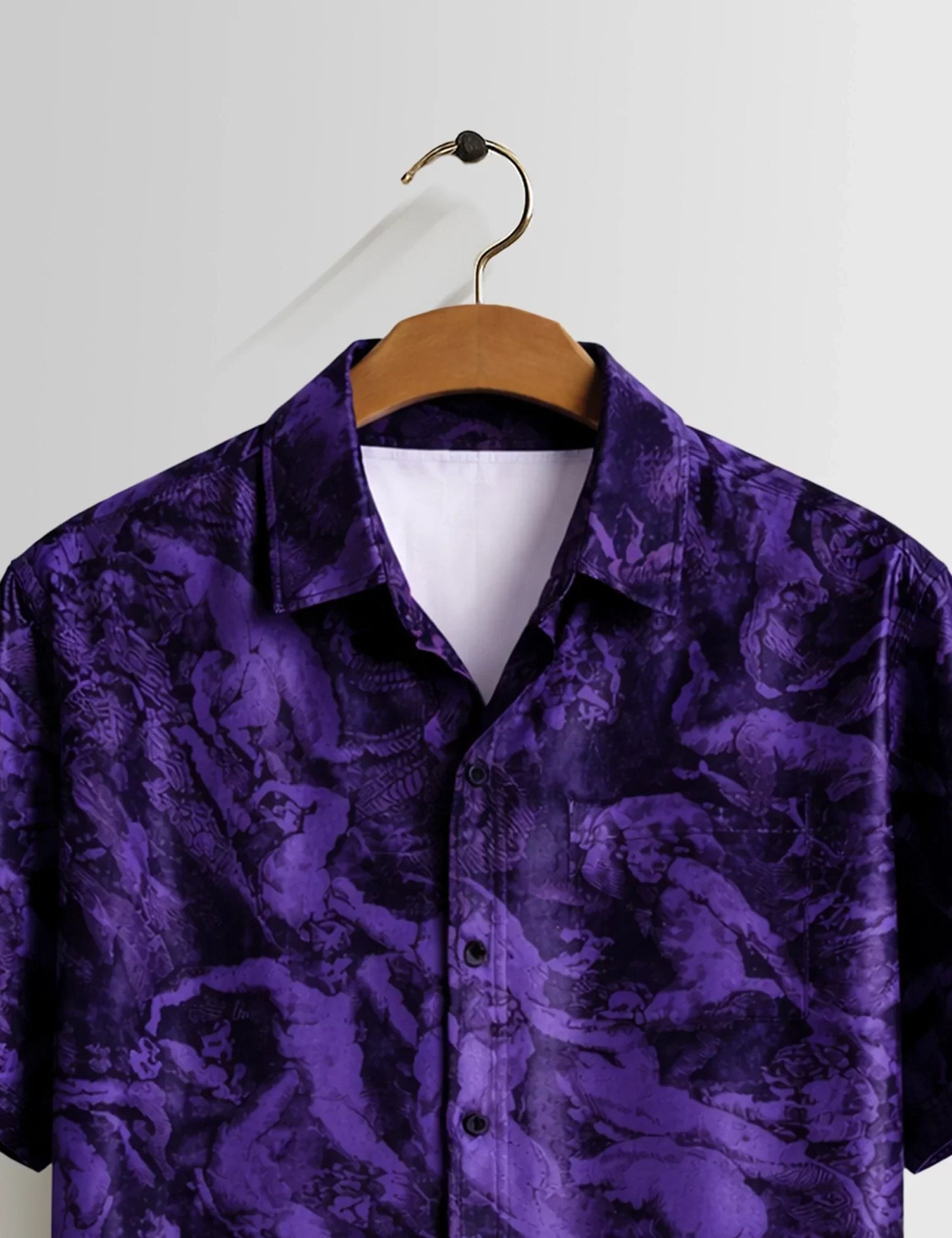 Buy HarbourStreets Mankind Purple Premium Half Sleeve Shirt Online In Pune