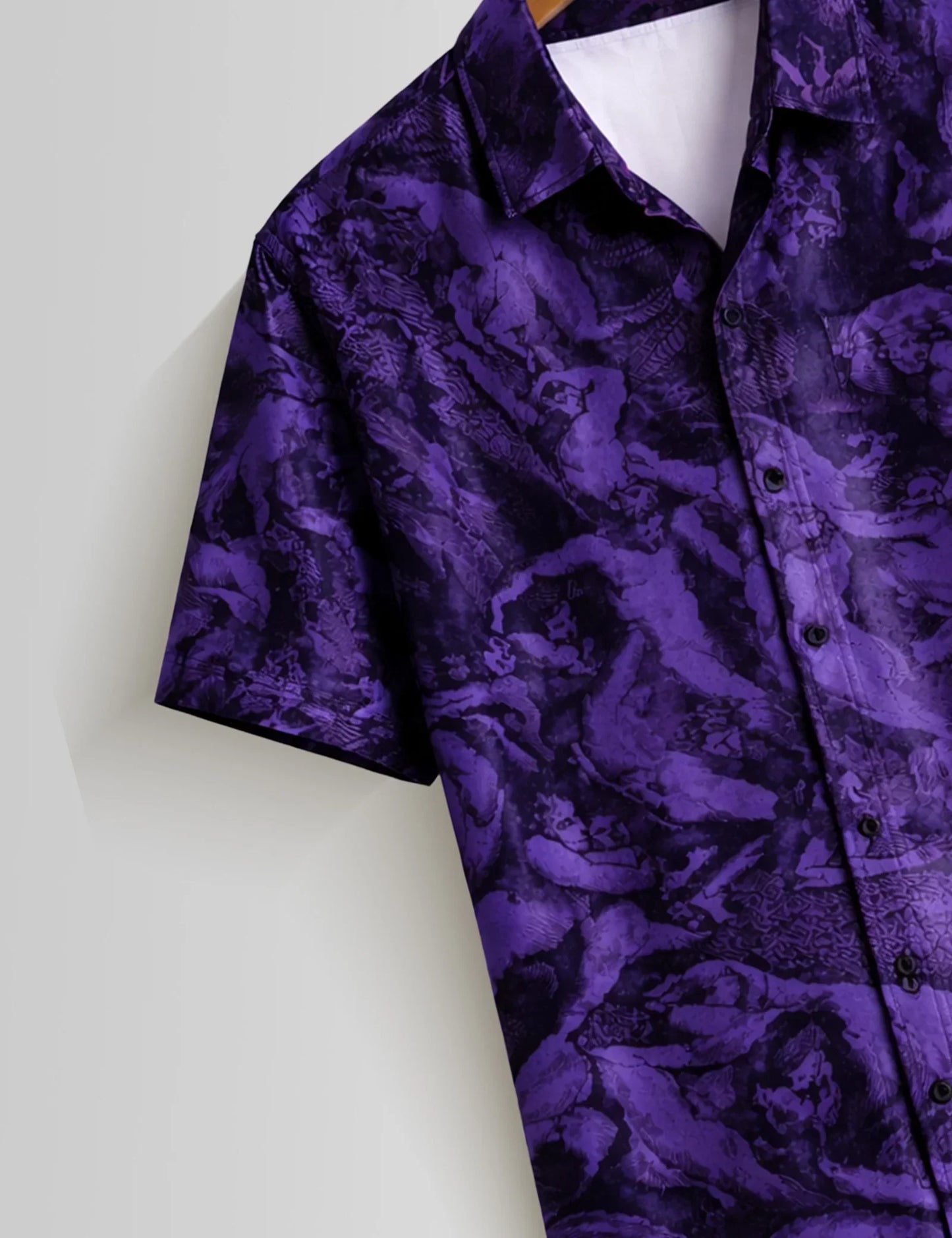 Buy HarbourStreets Mankind Purple Premium Half Sleeve Shirt Online In Pune