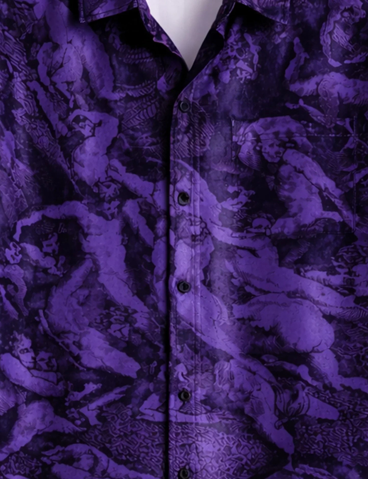 Buy HarbourStreets Mankind Purple Premium Half Sleeve Shirt Online In Pune