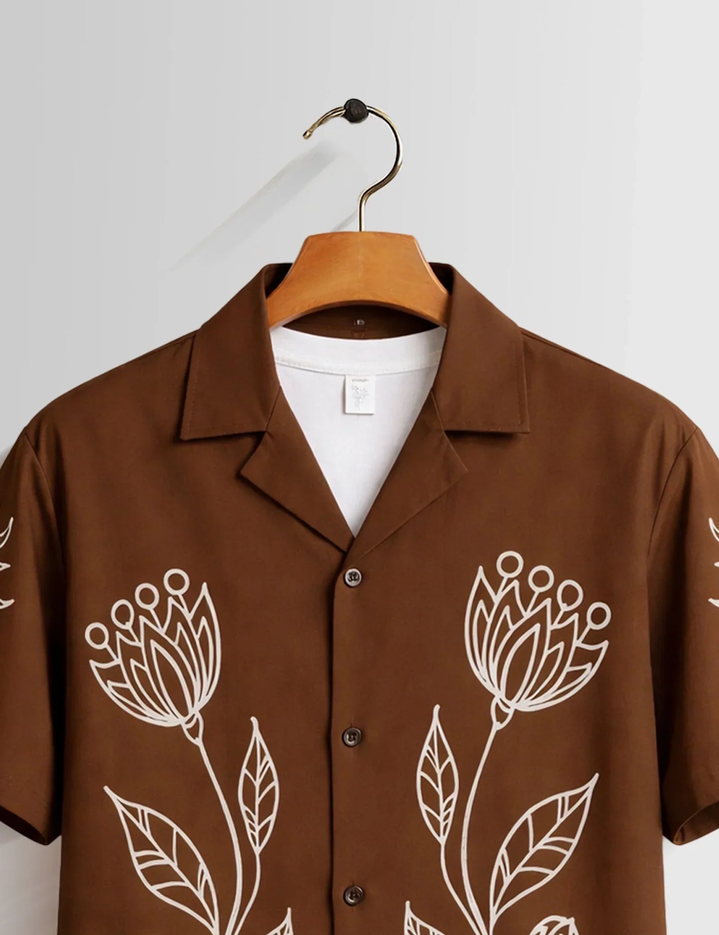 Buy HarbourStreets Maroon Outline Premium Half Sleeve Shirt Online in Mumbai