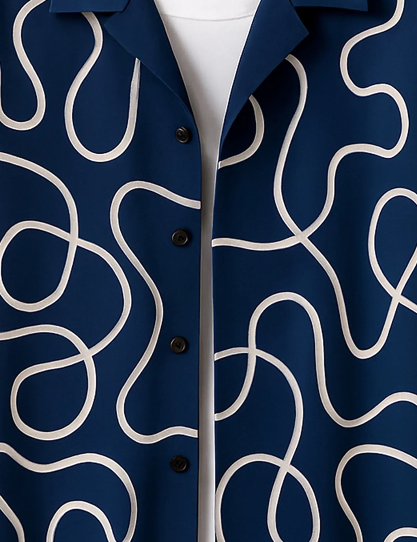 Buy HarbourStreets Navy Blue Printed Premium Shirt Online In Banglore