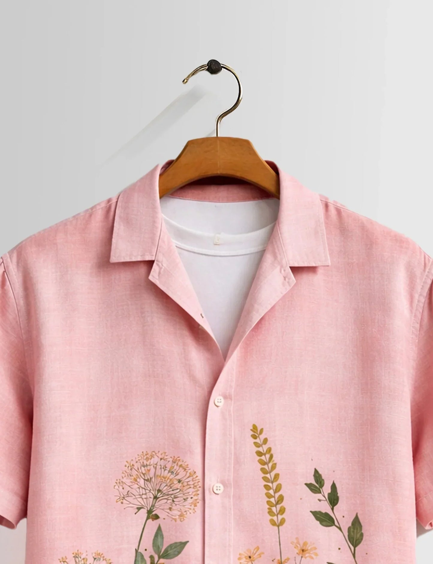 Buy HarbourStreets Pink Corn Premium Half Sleeve Shirt Online In Mumbai-India