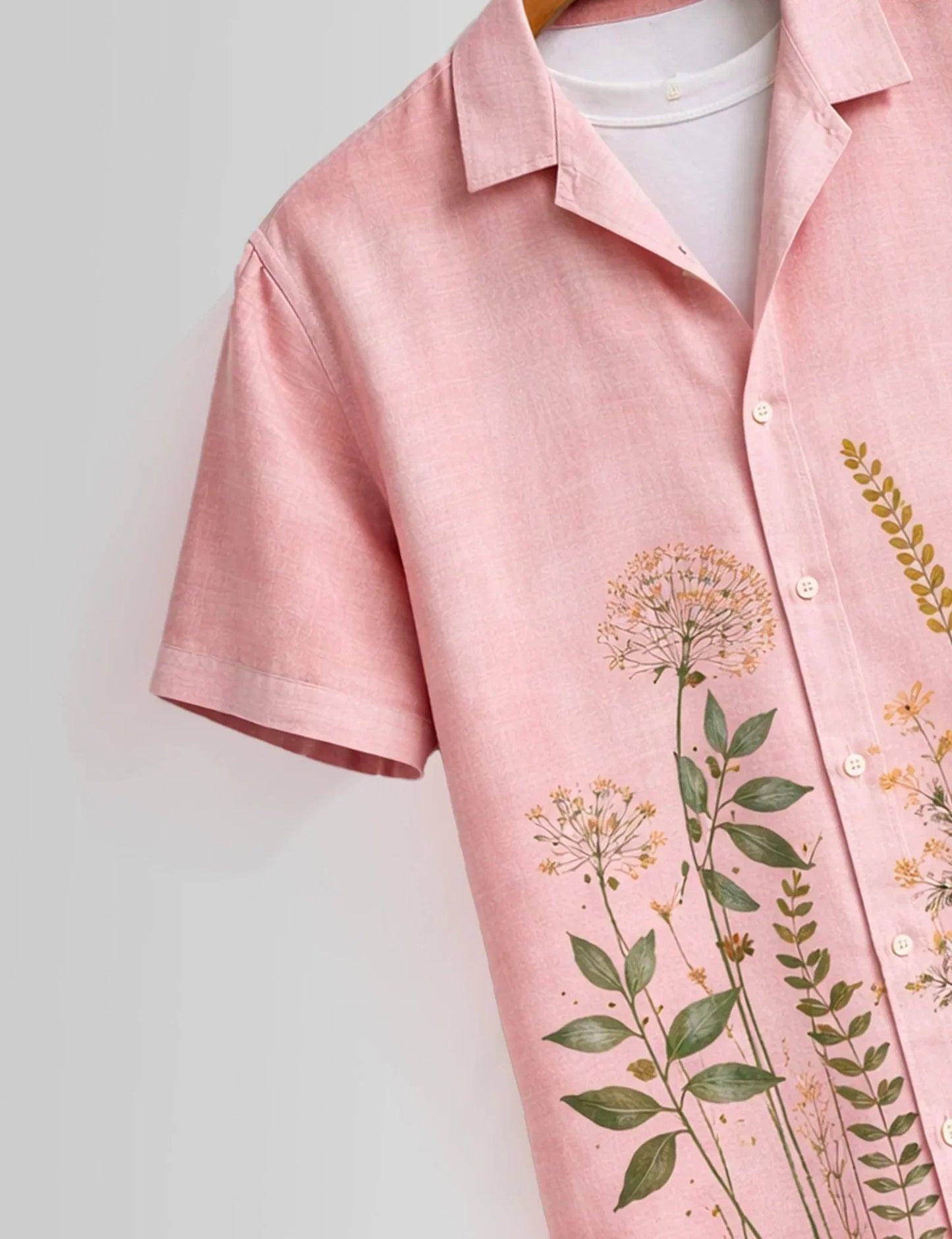 Buy HarbourStreets Pink Corn Premium Half Sleeve Shirt Online In Mumbai-India