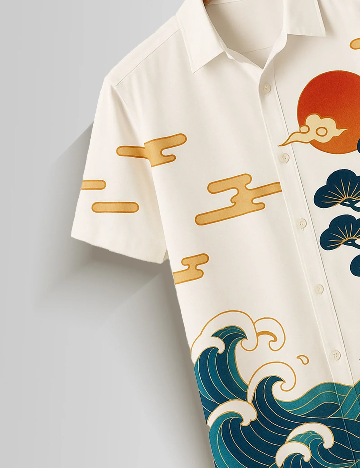 Buy HarbourStreets Goan Sea View Printed Premium Half Sleeve Shirt Online in Panjim