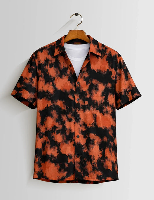 Buy HarbourStreets Tiger Pattern Premium Half Sleeve Shirt Online In Noida-NCR